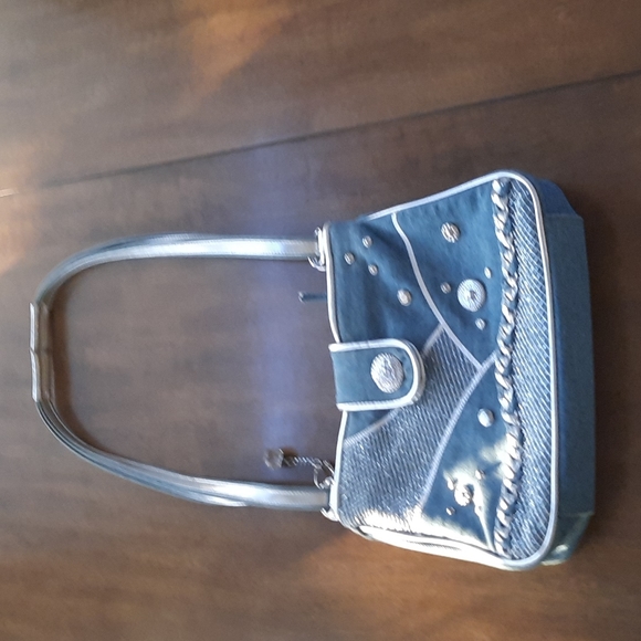 Warren Reed Denim/Silver Bag - Picture 7 of 16